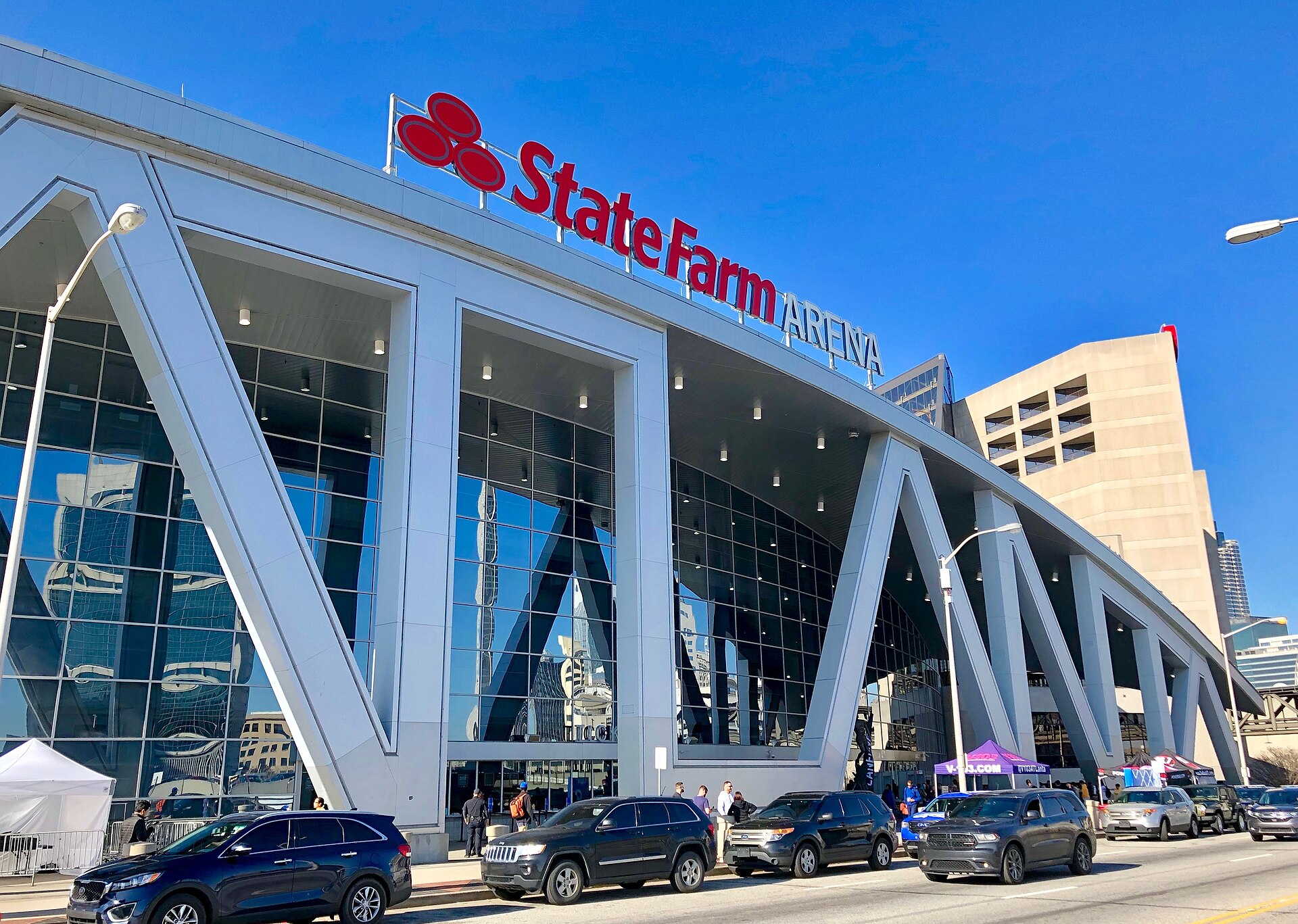 State Farm Arena, home of the Atlanta Hawks