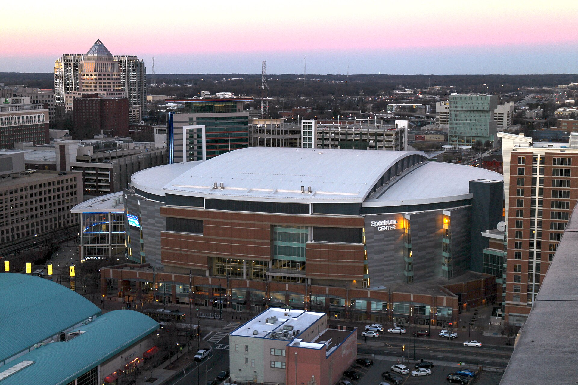 Spectrum Center, home of the Charlotte Hornets