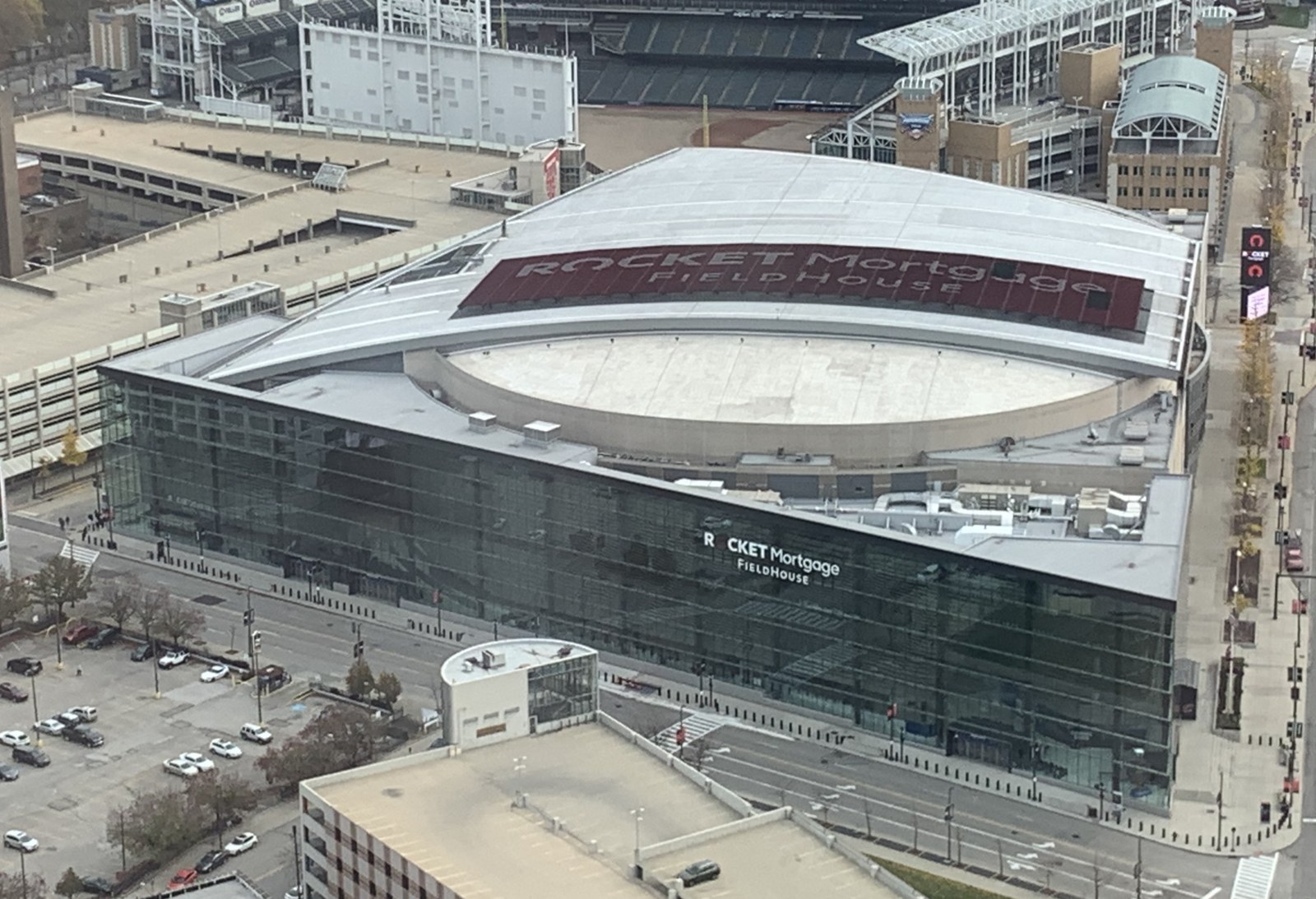 Rocket Arena, home of the Cleveland Cavaliers