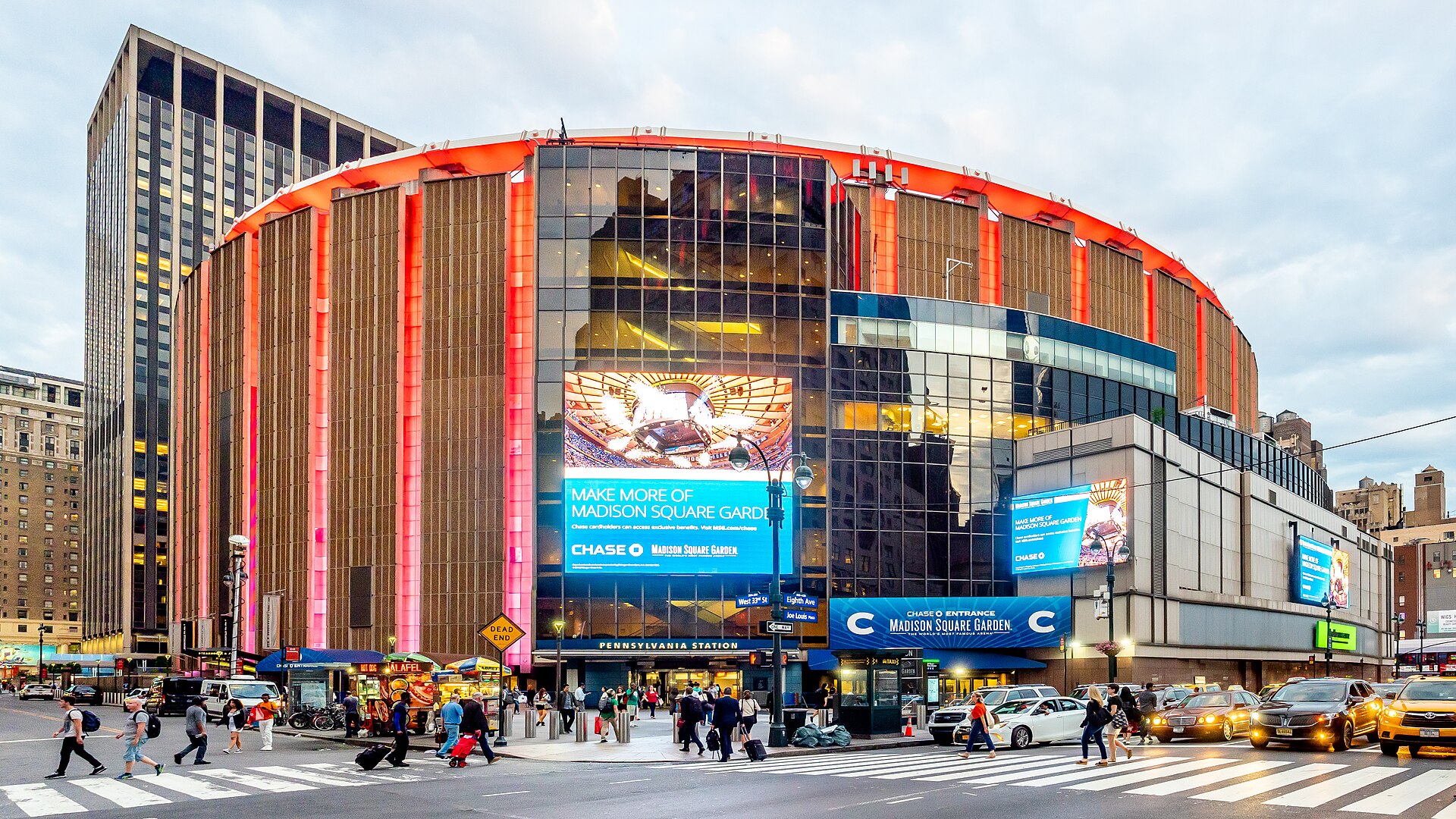Madison Square Garden, home of the New York Knicks