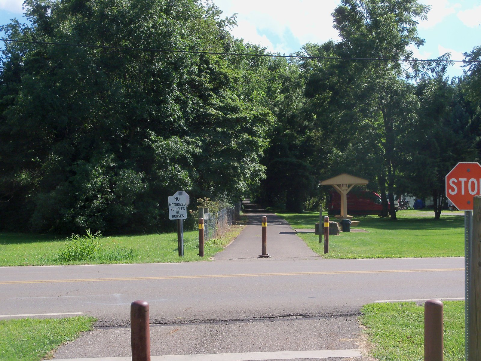 GENERIC: a paved recreational trail through green parkland (photo from Ohio)