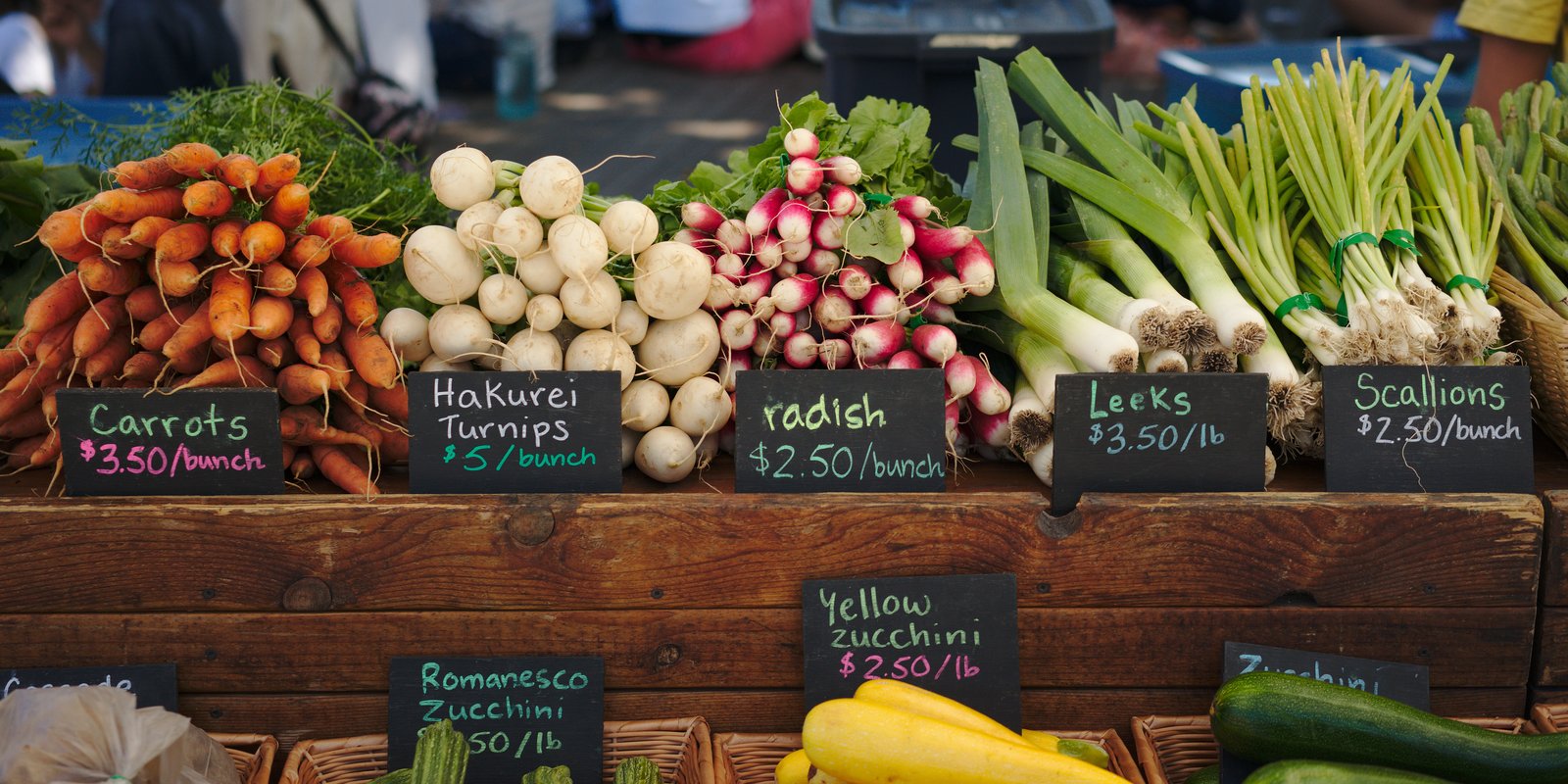 GENERIC: colourful produce on sale at a farmers' market (photo from the UBC market in Vancouver)