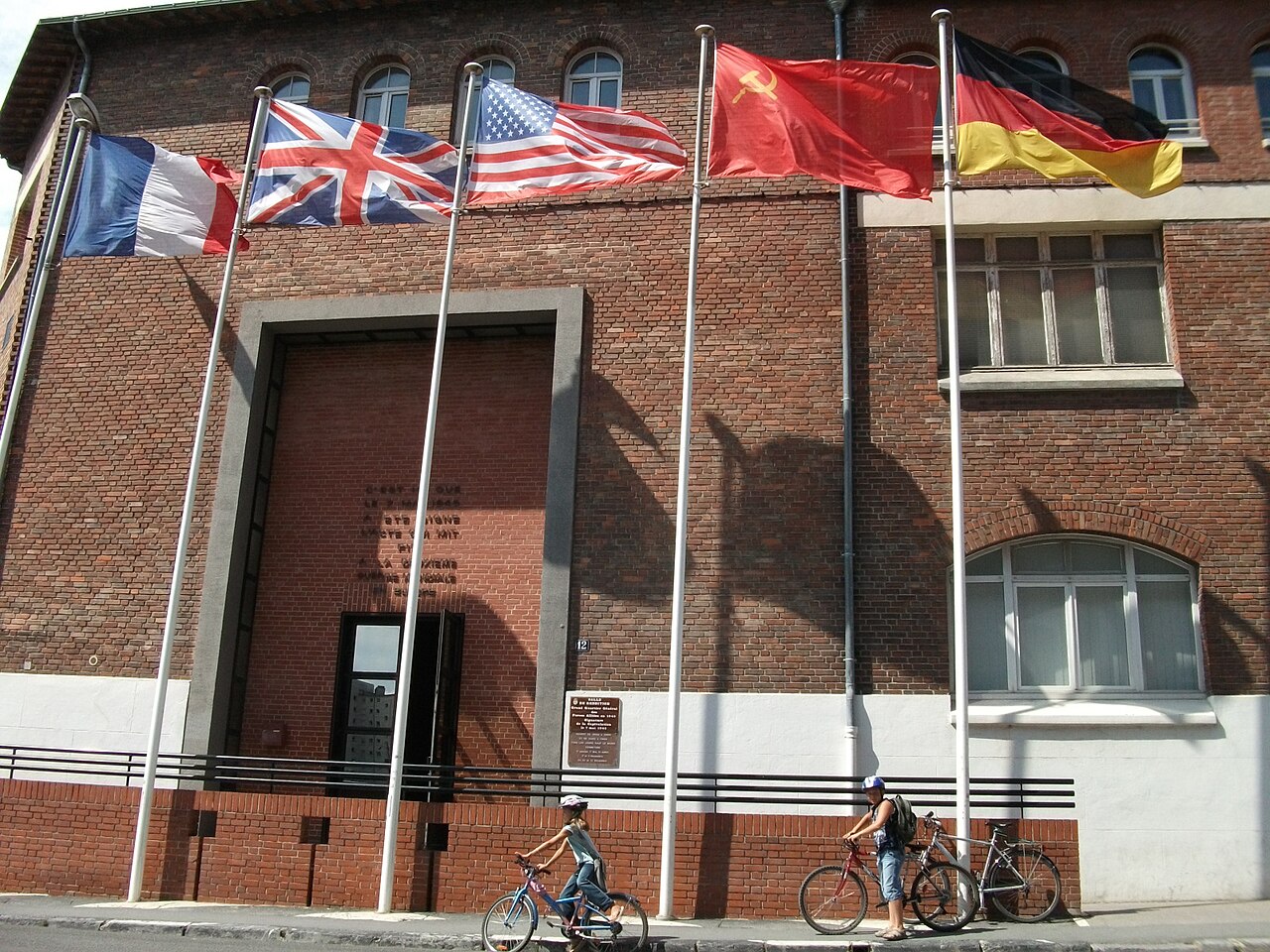 Entrance of the Musée de la Reddition in Reims