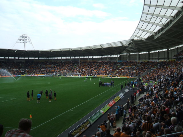 The MKM Stadium, home of Hull City