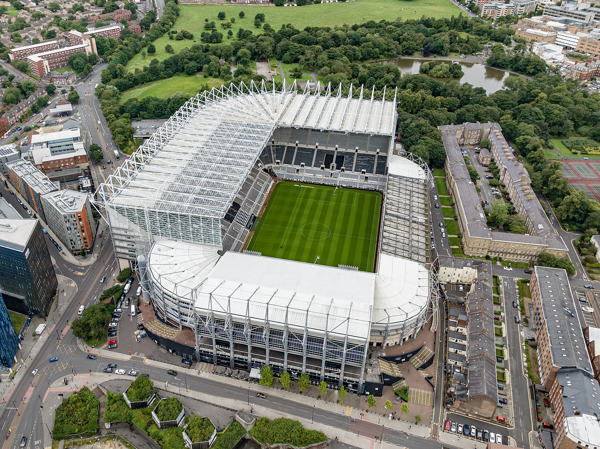 St. James' Park, home of Newcastle United