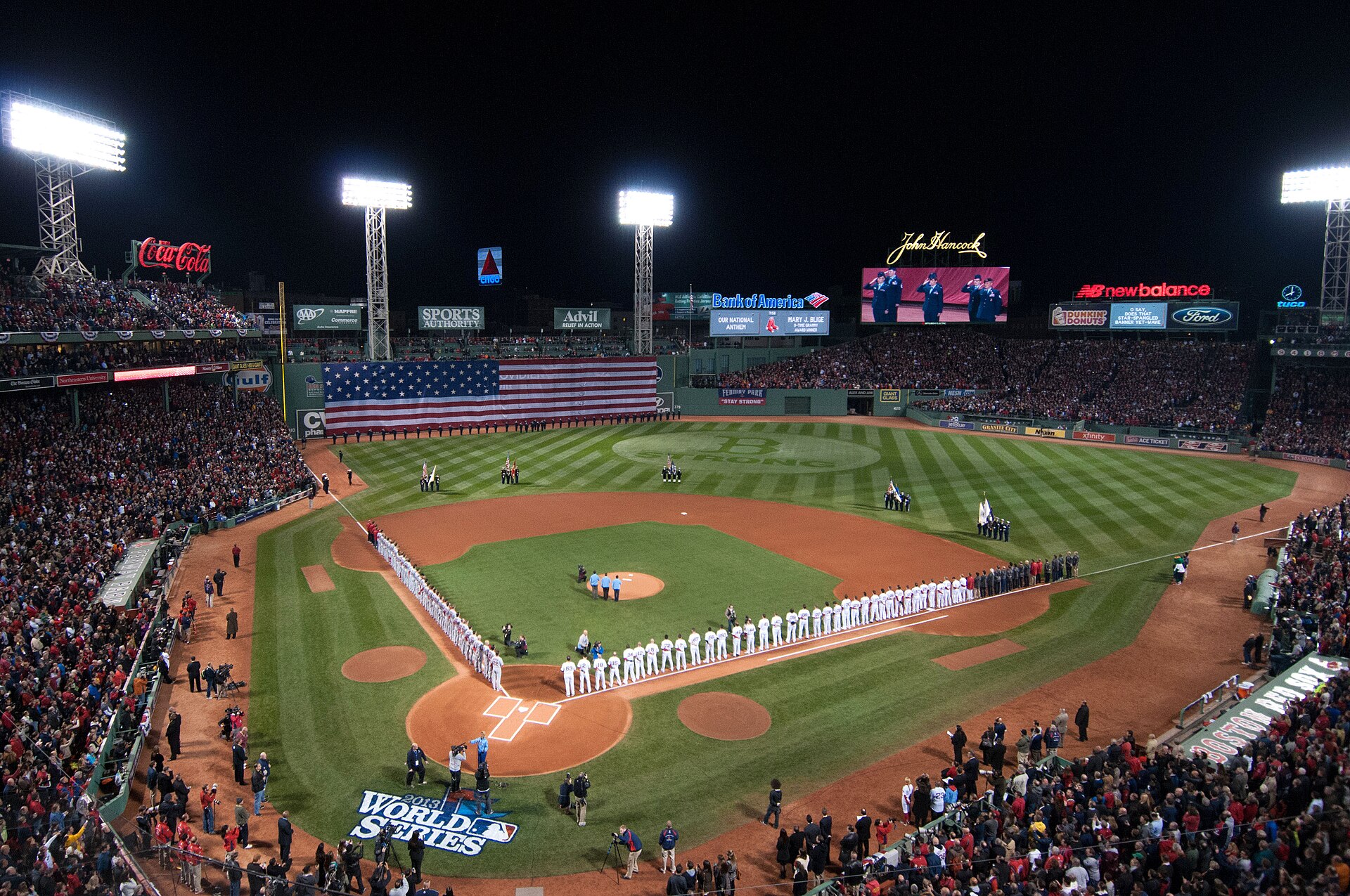 Fenway Park, home of the Boston Red Sox