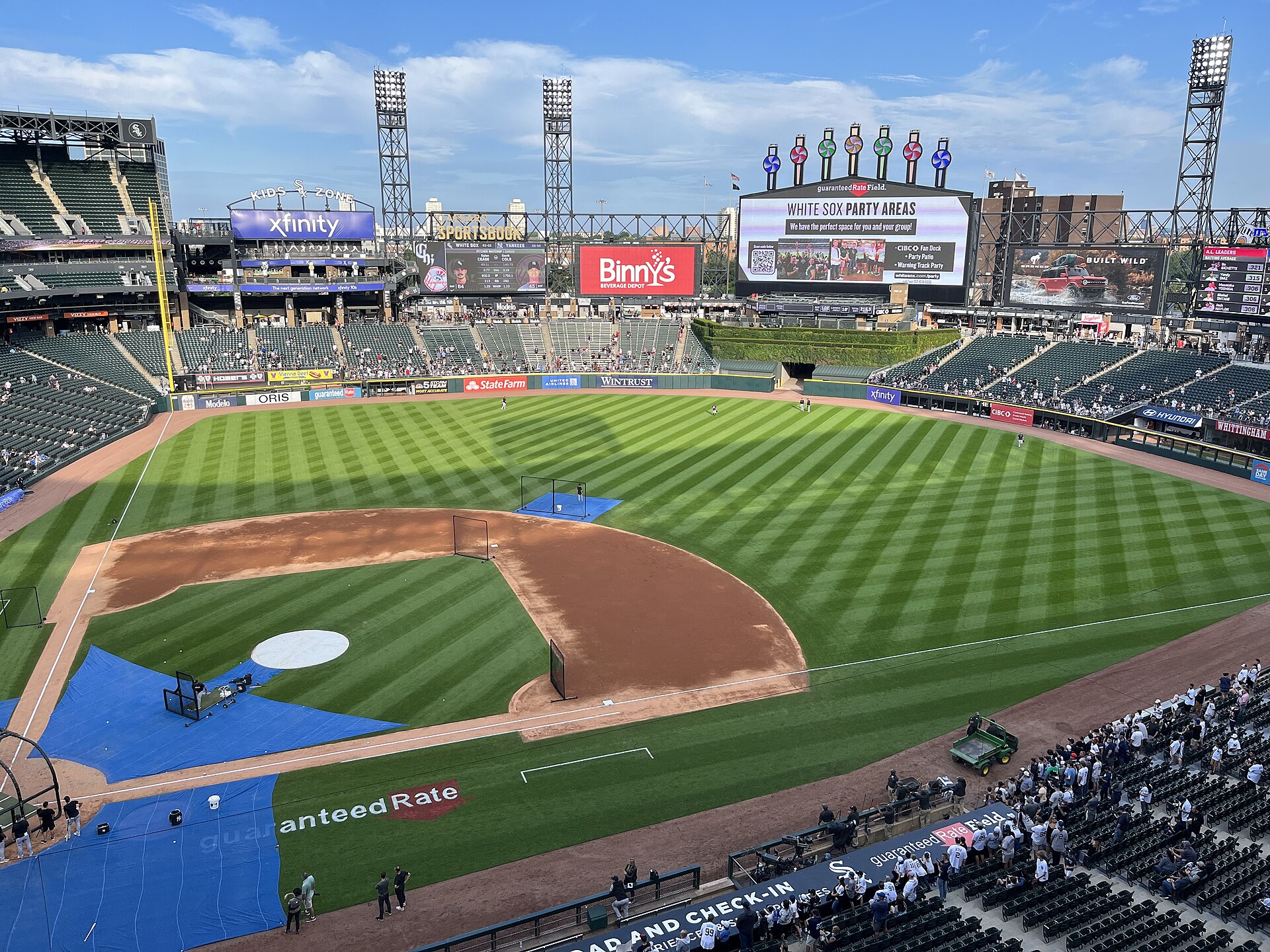 Rate Field, home of the Chicago White Sox