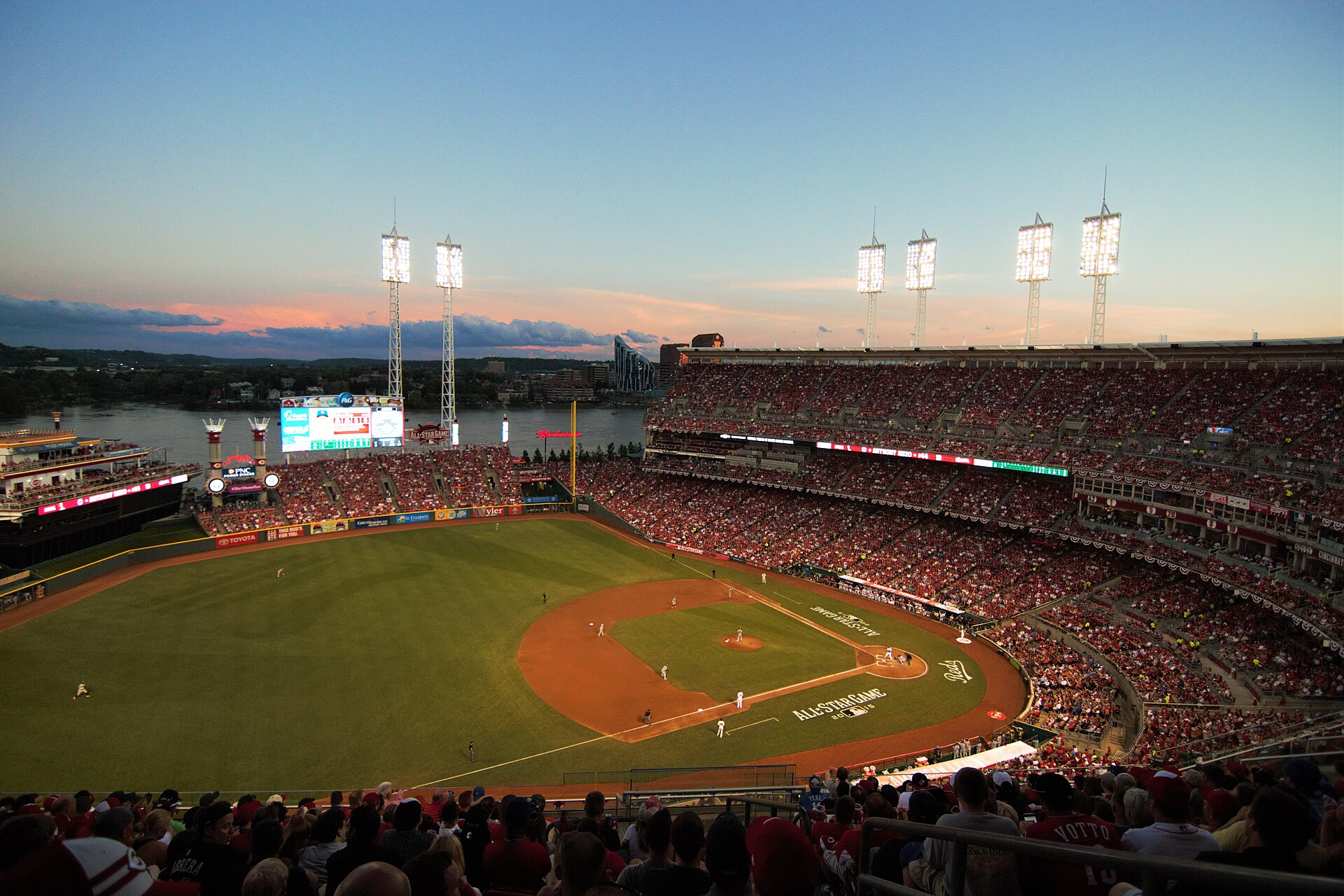 Great American Ball Park, home of the Cincinnati Reds