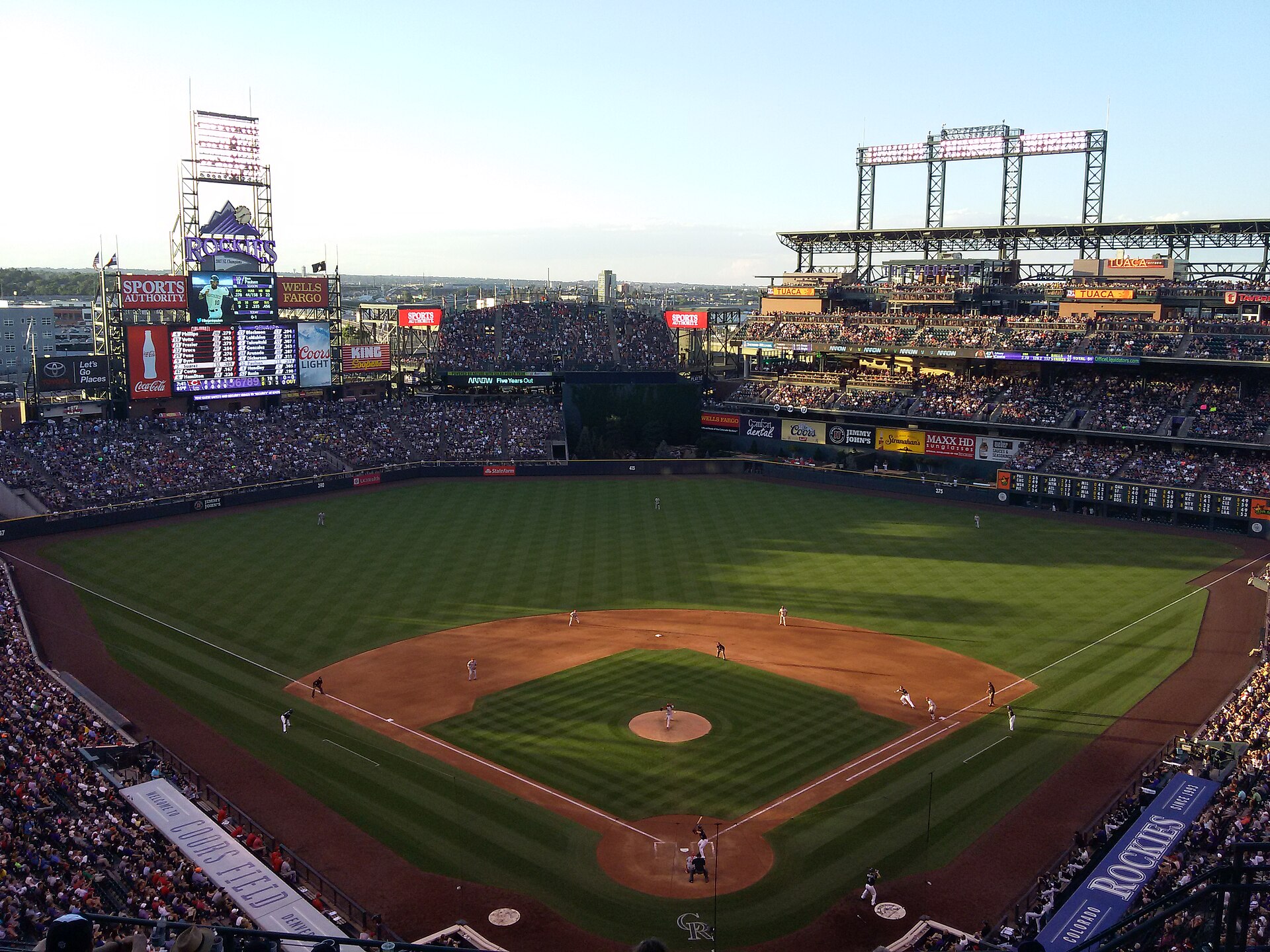 Coors Field, home of the Denver Rockies