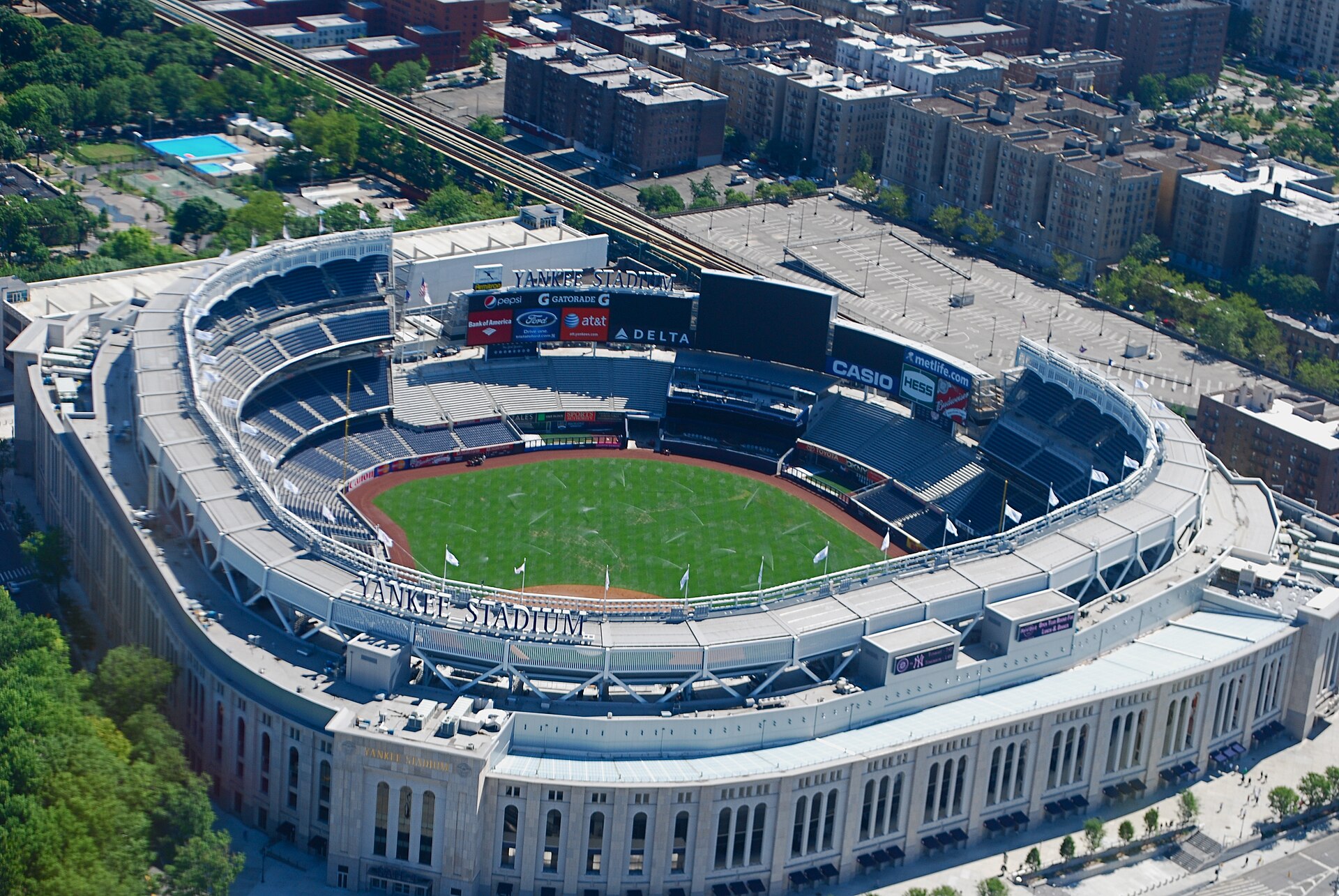 Yankee Stadium, home of the New York Yankees