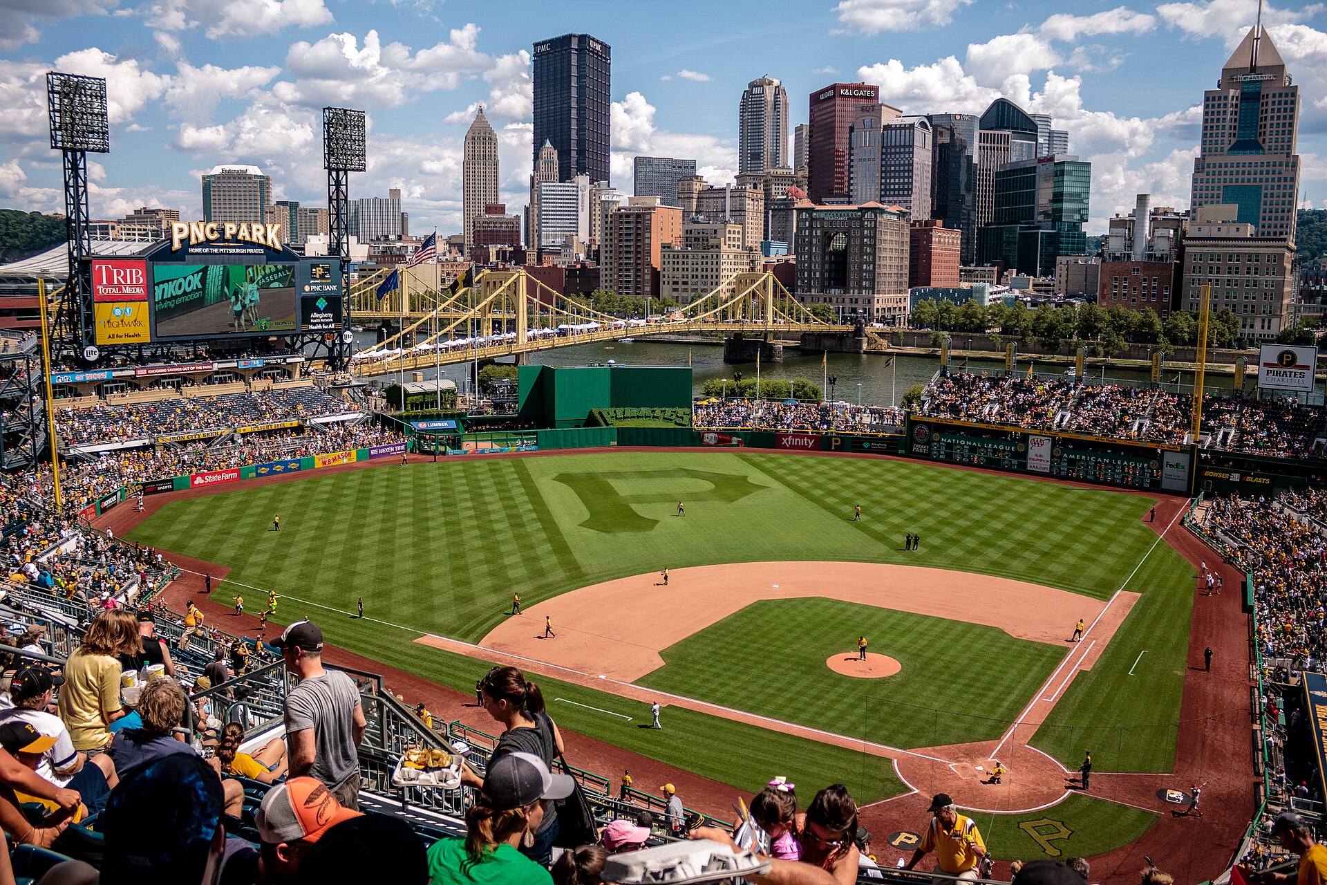 PNC Park, home of the Pittsburgh Pirates