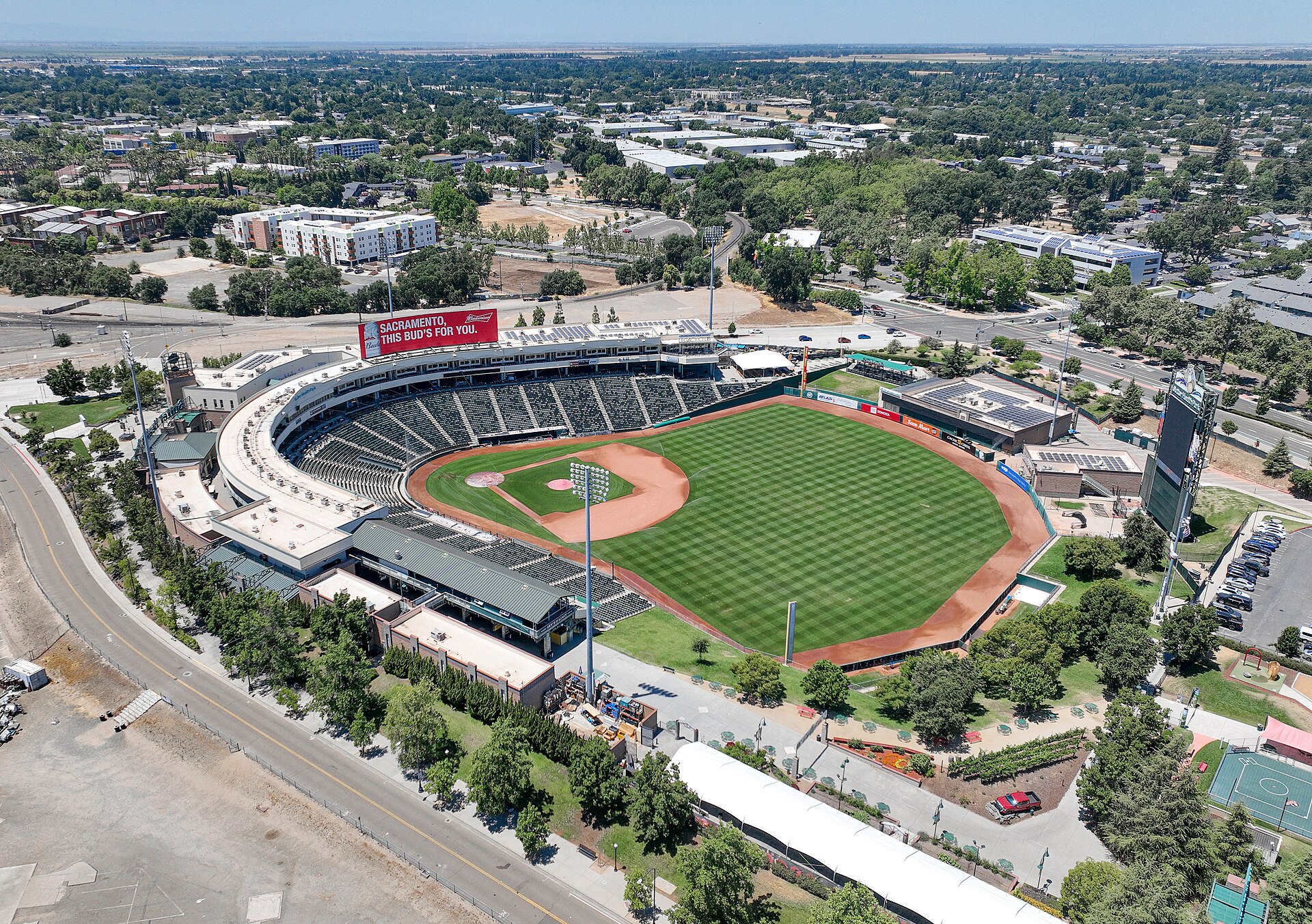 Sutter Health Park, home of the Sacramento Athletics