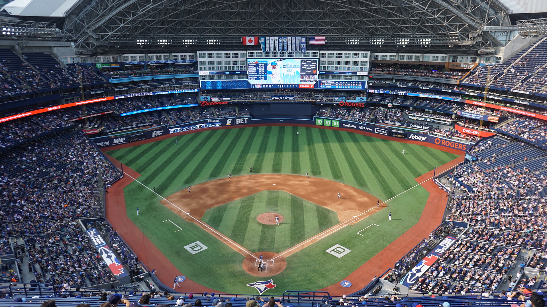Rogers Centre, home of the Toronto Blue Jays