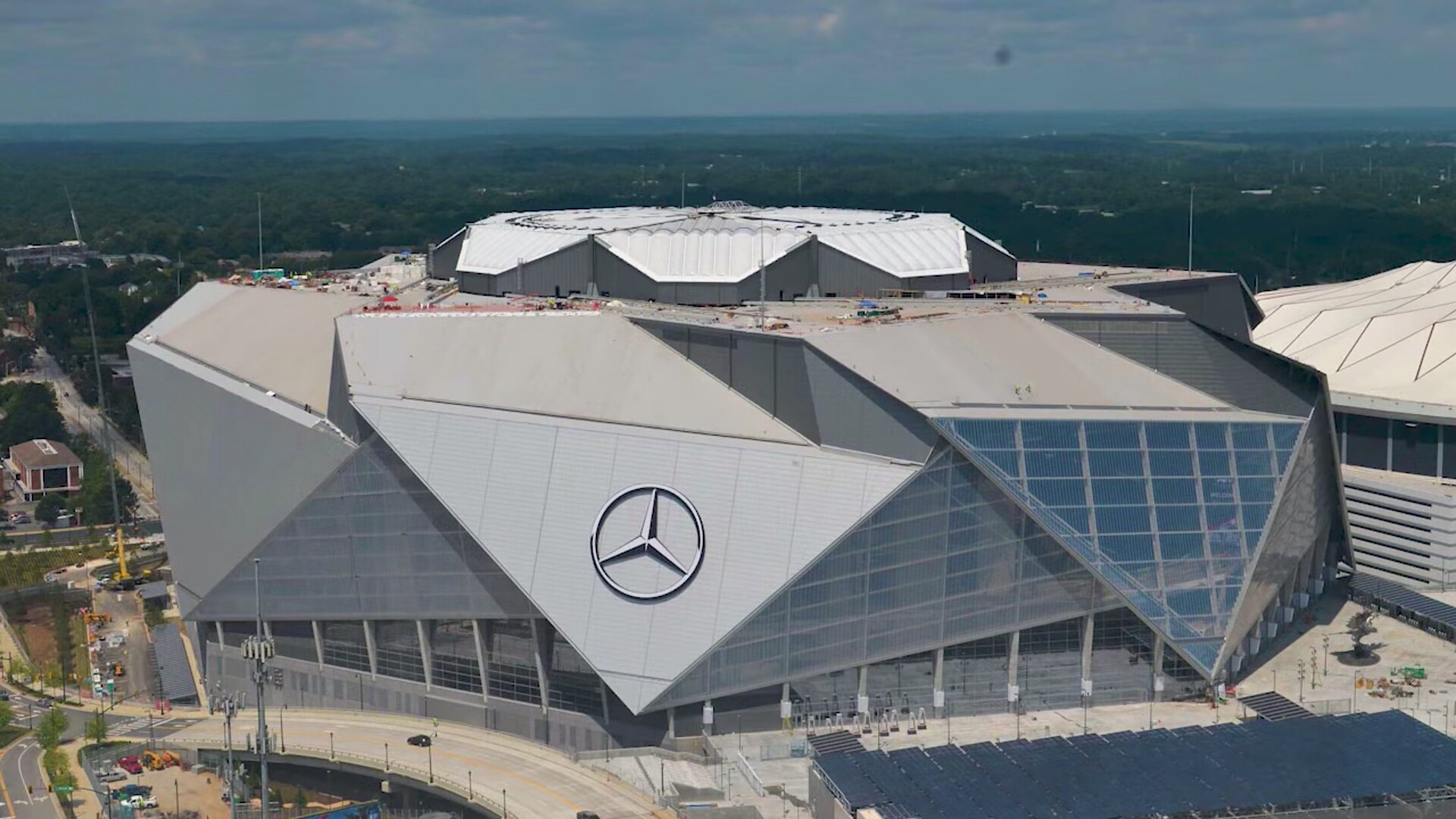 Mercedes-Benz Stadium, home of the Atlanta United FC