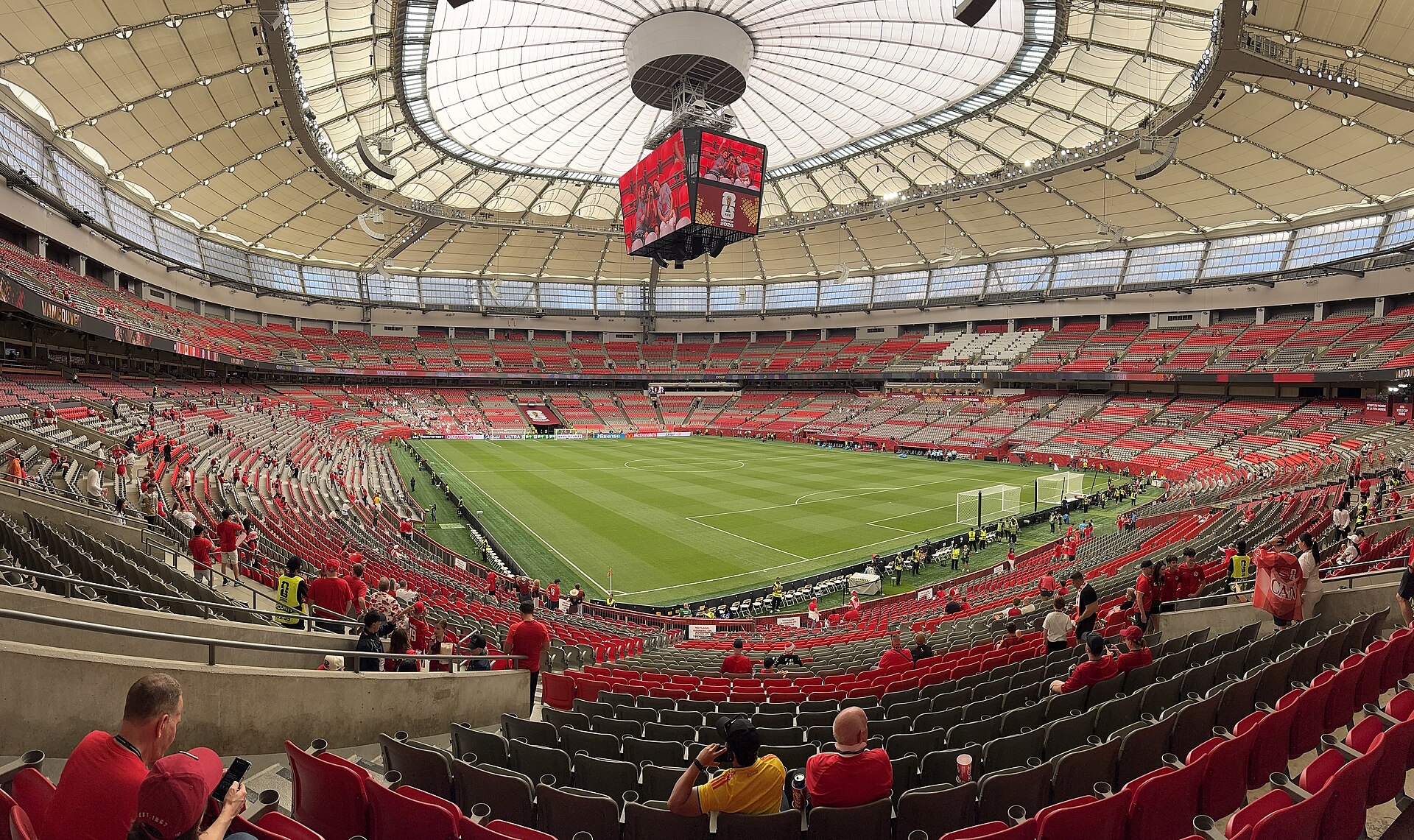 BC Place, home of the Vancouver Whitecaps FC