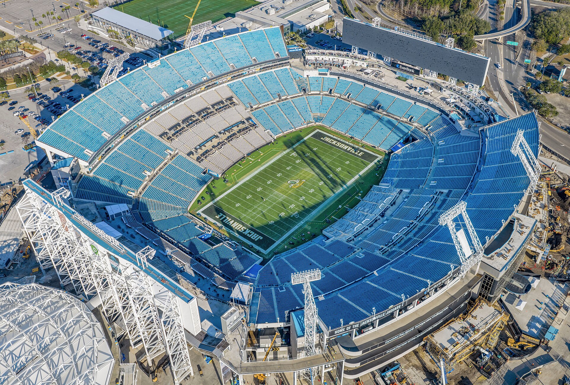 EverBank Stadium, home of the Jacksonville Jaguars