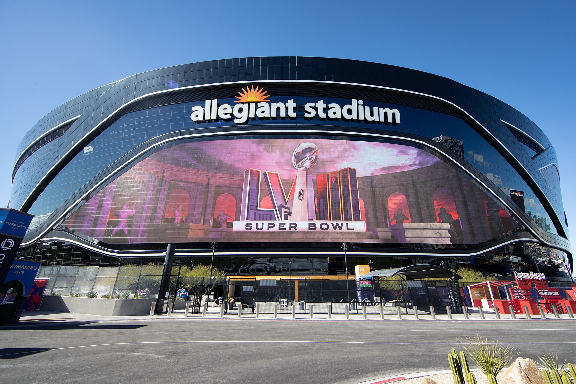 Allegiant Stadium, home of the Las Vegas Raiders