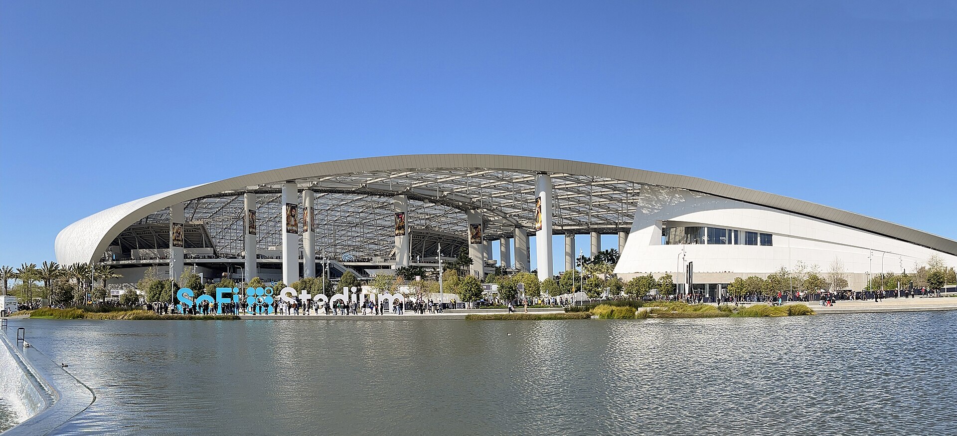 SoFi Stadium, home of the Los Angeles Rams