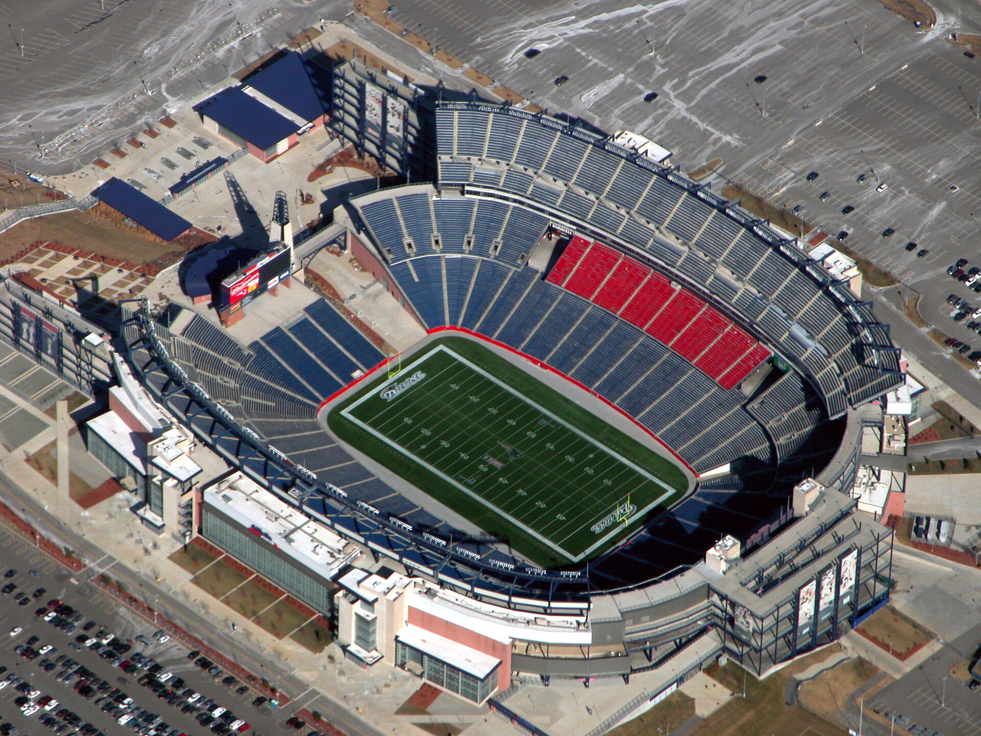 Gillette Stadium, home of the New England Patriots