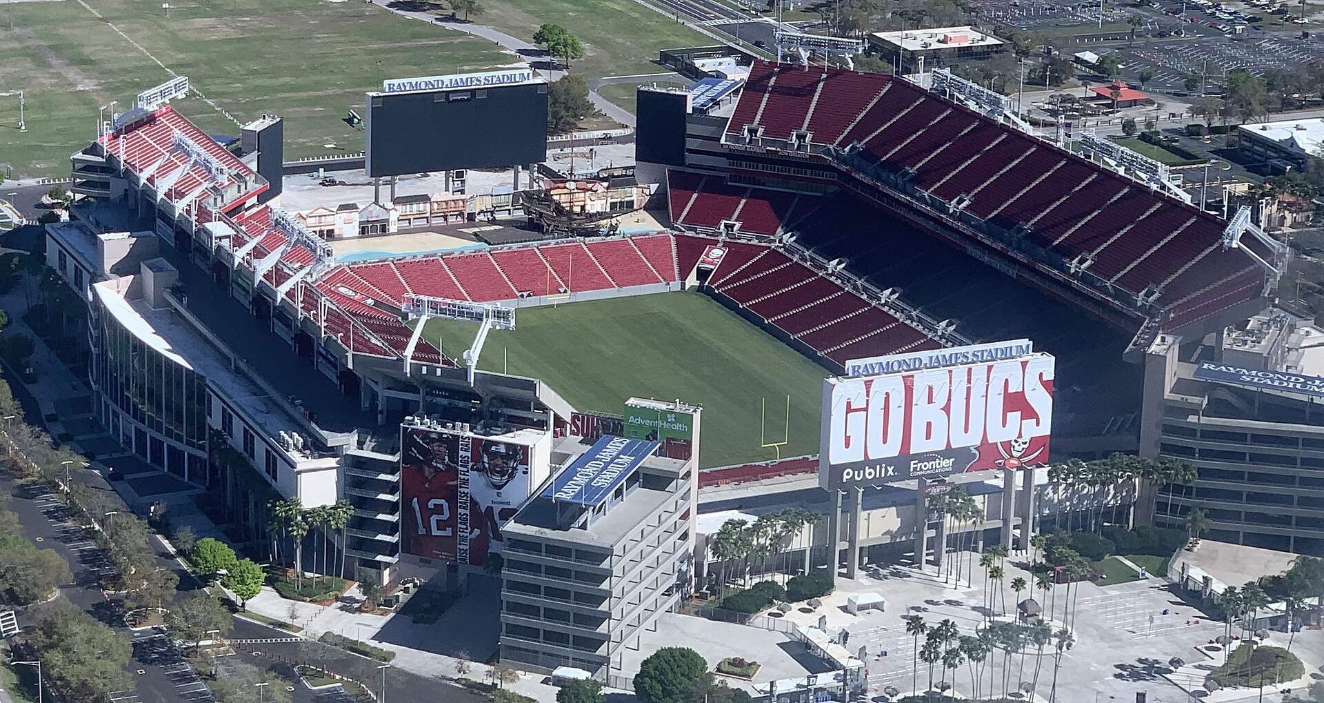 Raymond James Stadium, home of the Tampa Bay Buccaneers
