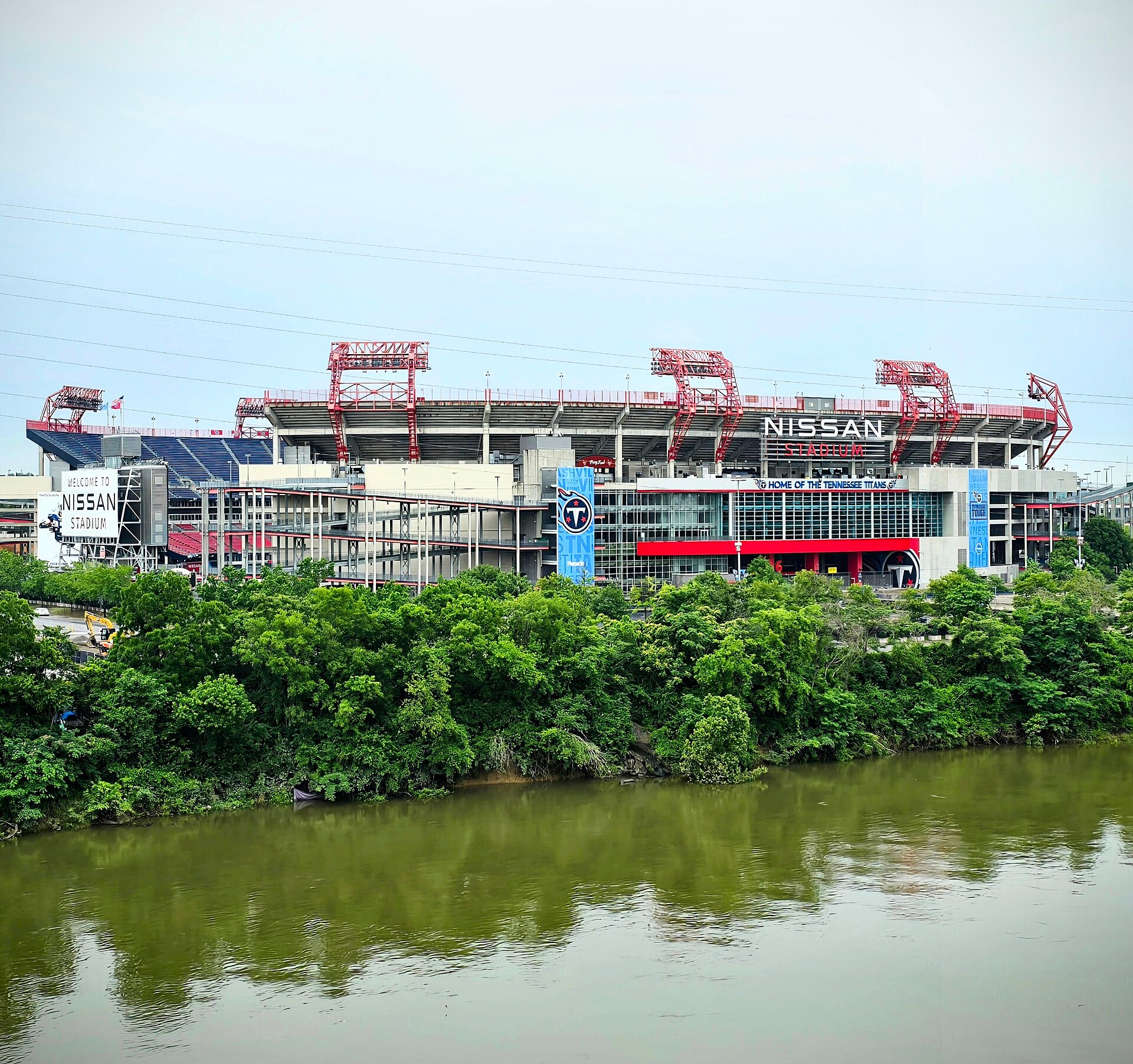 Nissan Stadium, home of the Tennessee Titans