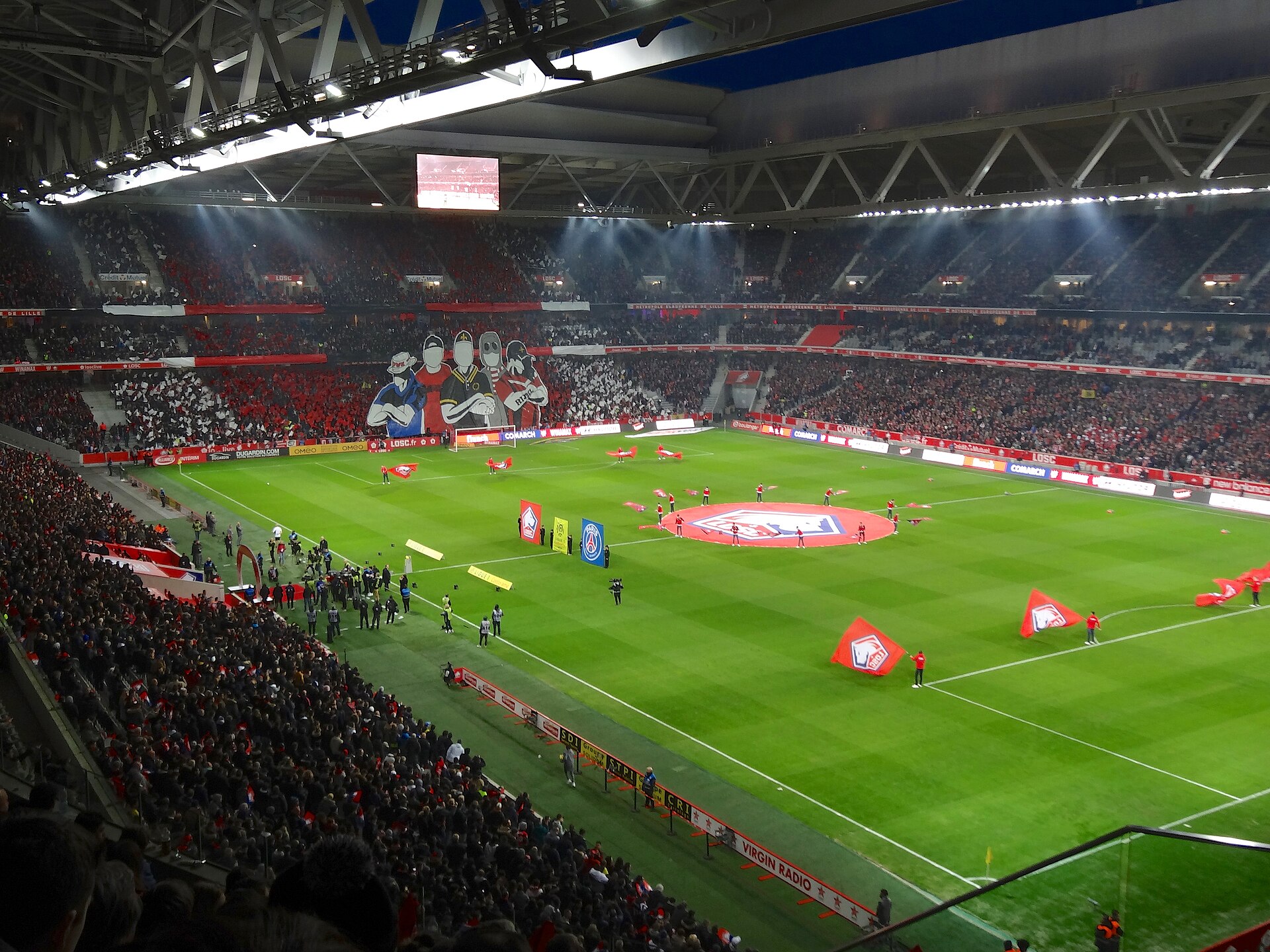 Stade Pierre-Mauroy, home of Lille