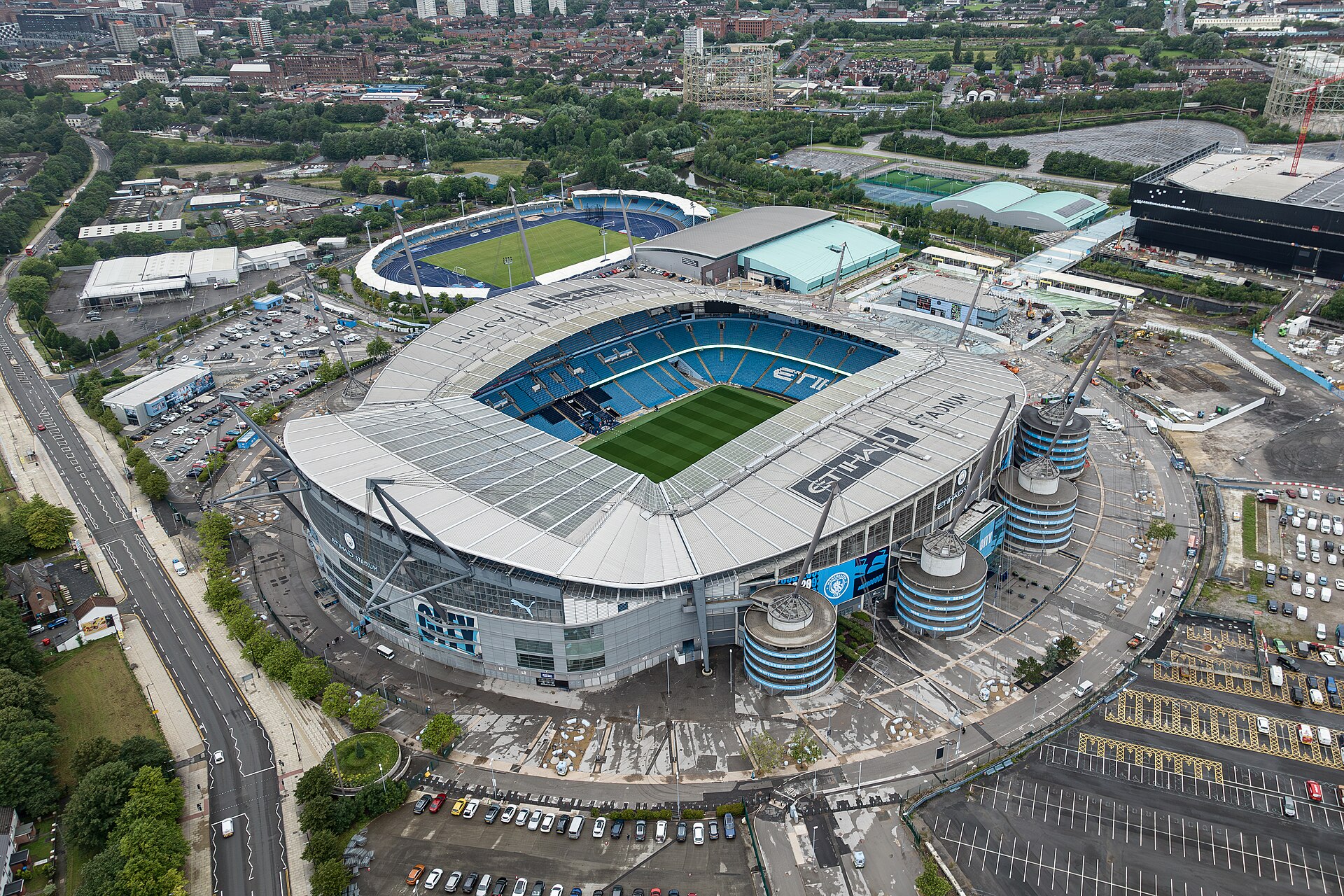 Etihad Stadium, home of Manchester City