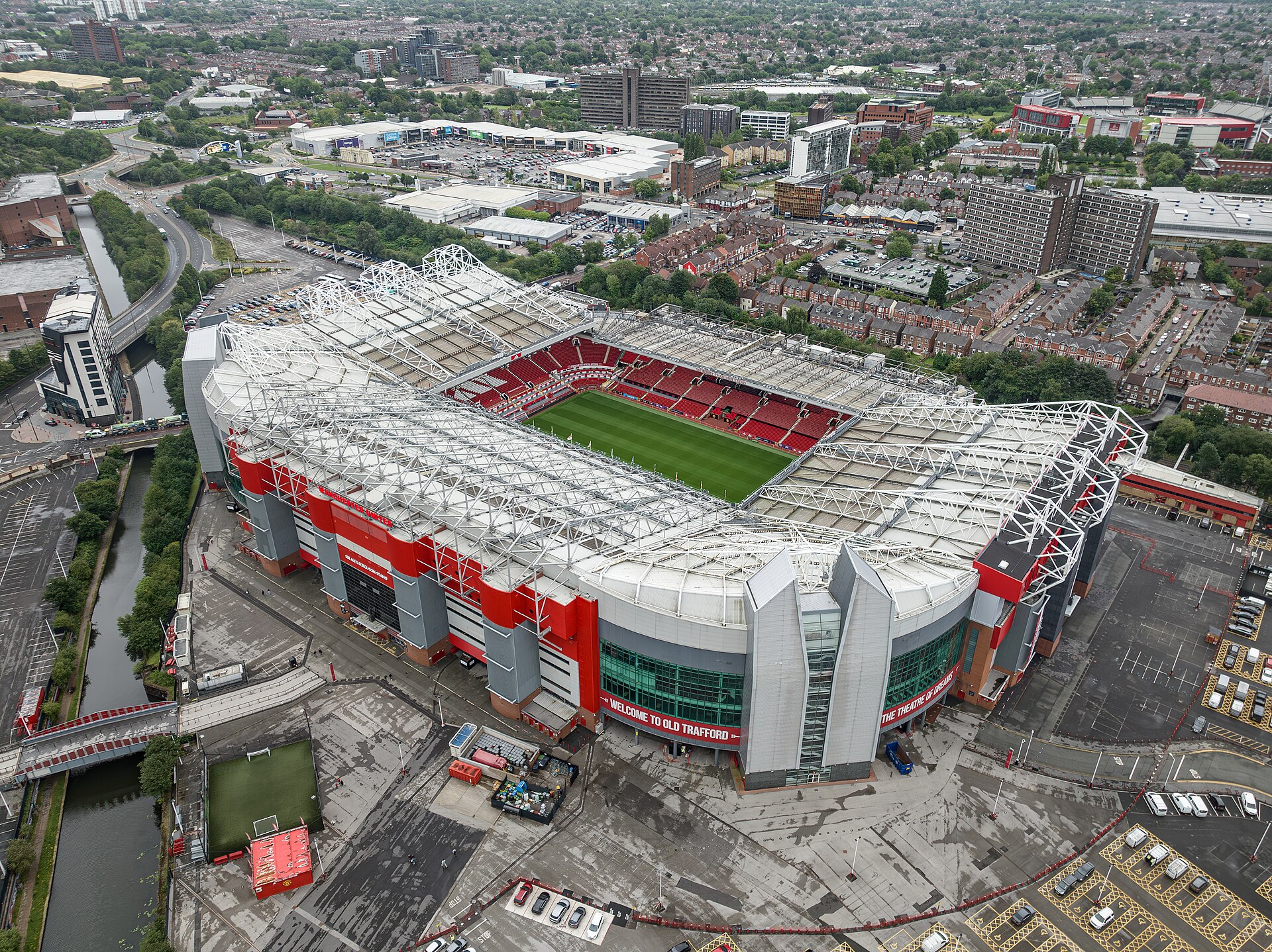 Old Trafford, home of Manchester United
