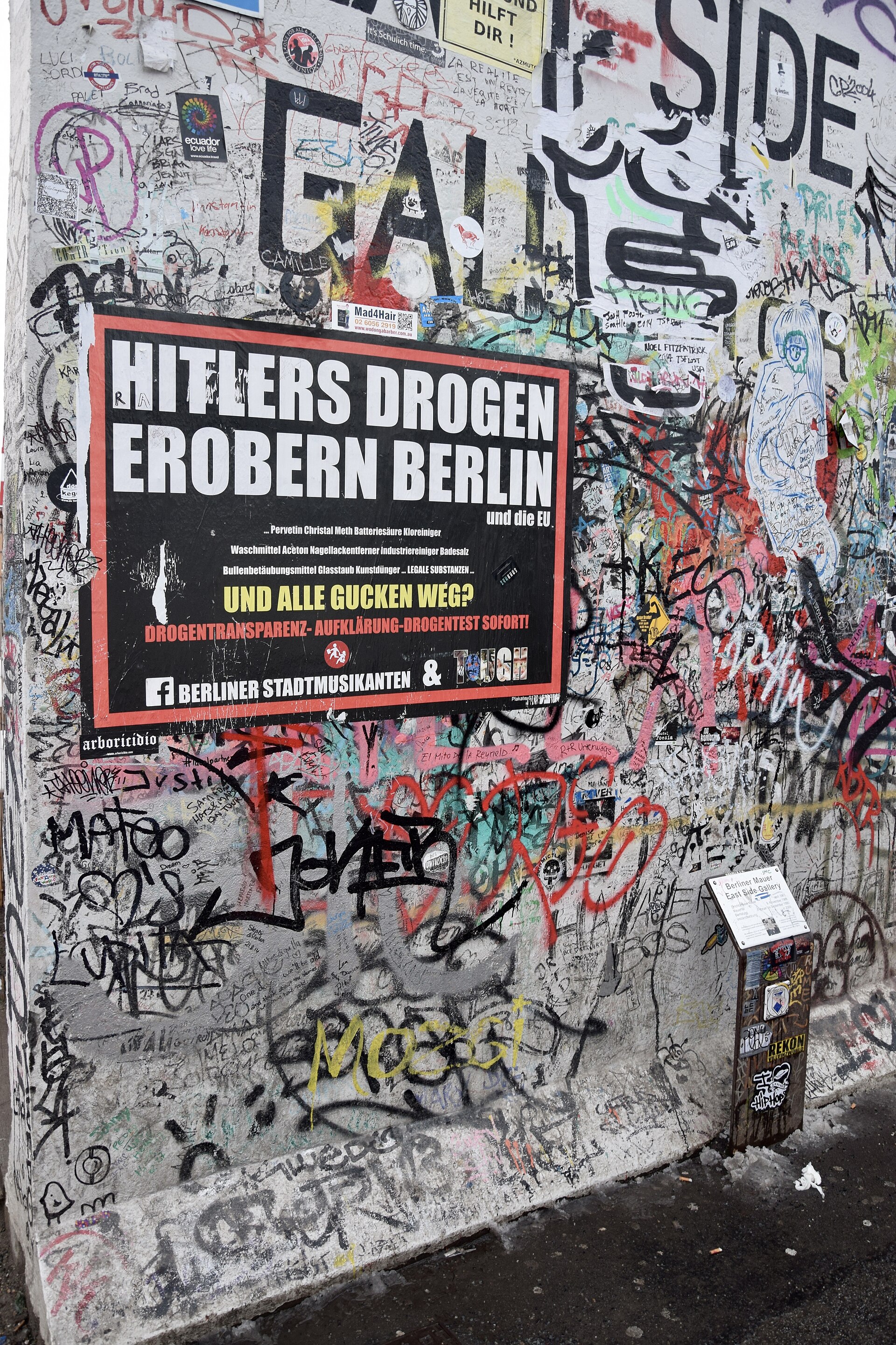 The East Side Gallery: the Wall as a canvas.