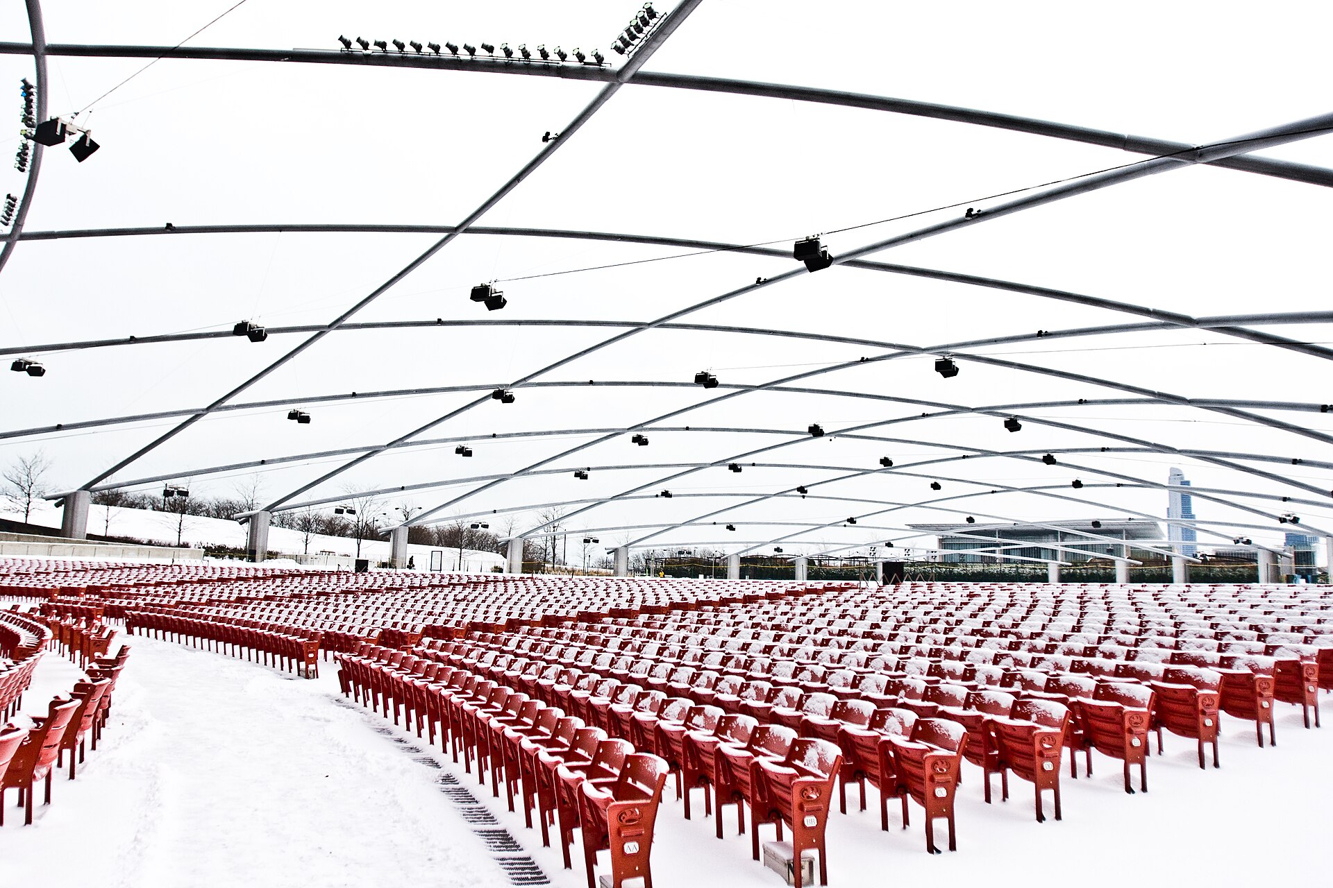 Chicago in winter: hockey season is the city's indoor prime time.