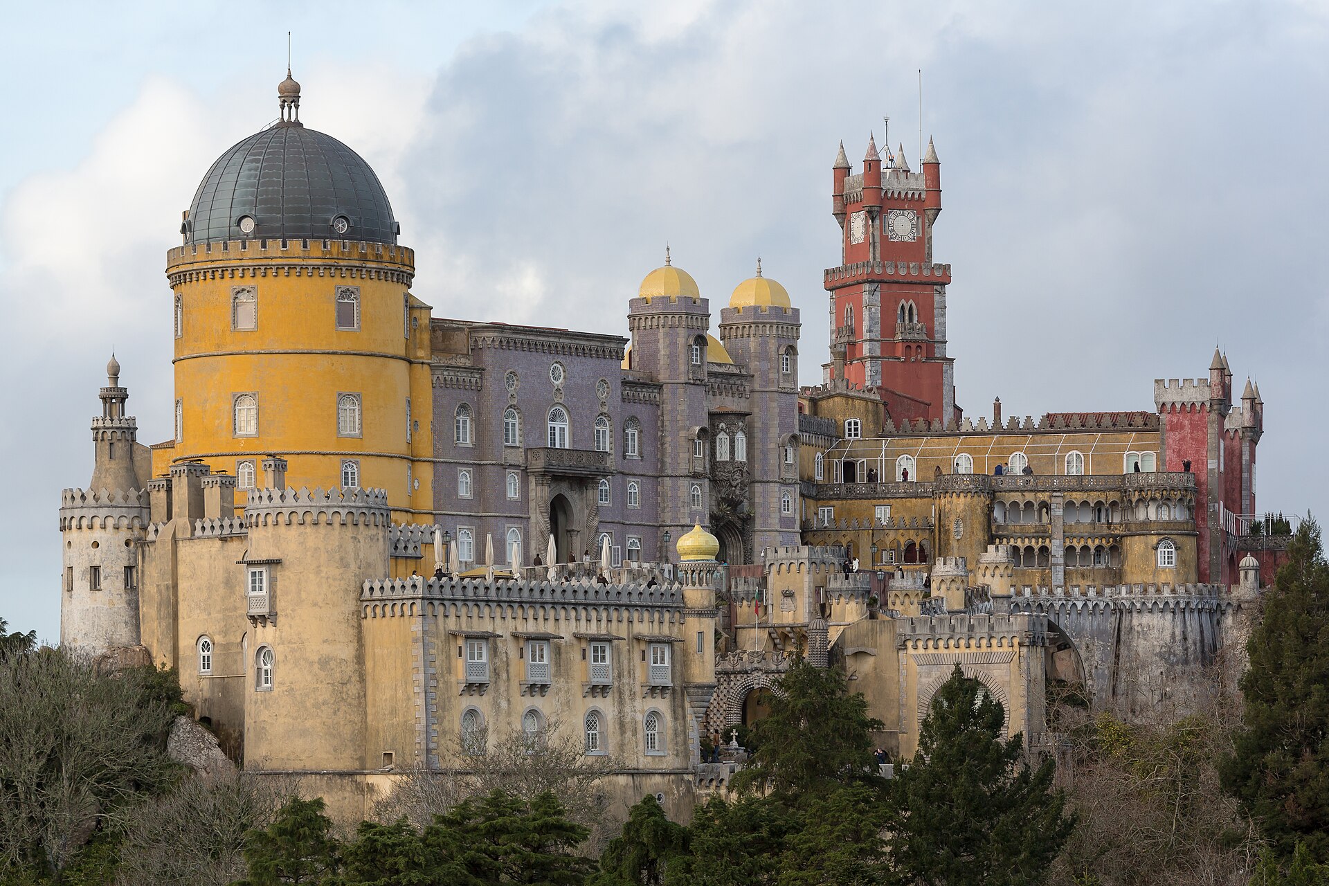 Sintra's Pena Palace: the fairytale day trip, forty minutes away.