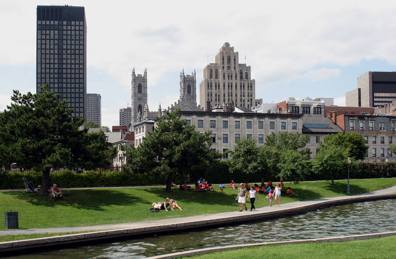 Old Montreal: cobblestones, the basilica, and the old port.