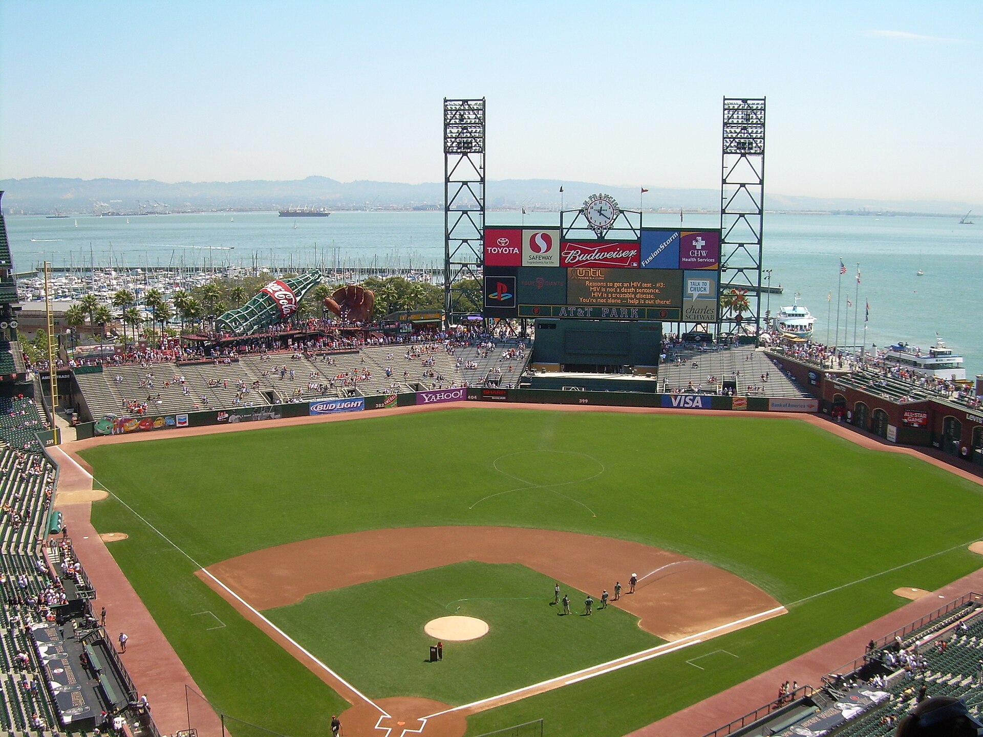 Giants baseball at Oracle Park: the waterfront ballpark