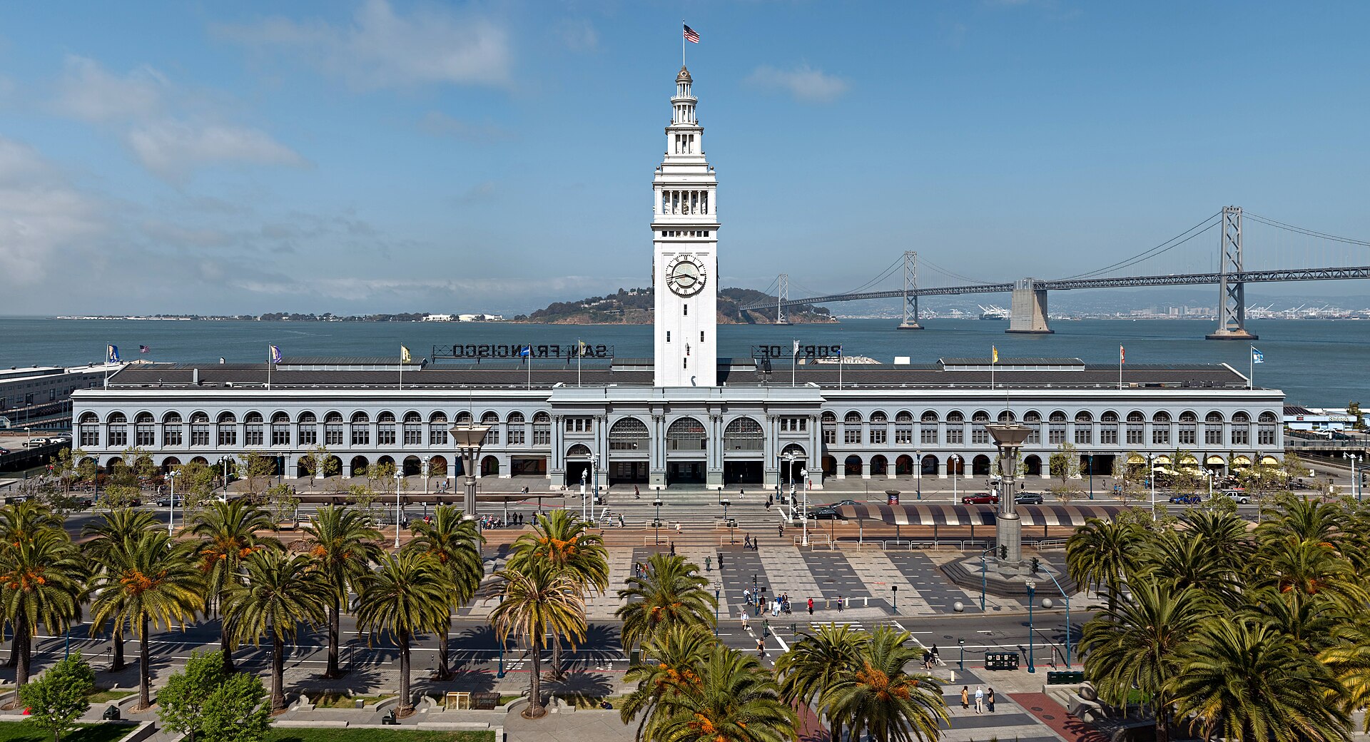 The Ferry Building: start the waterfront walk here.