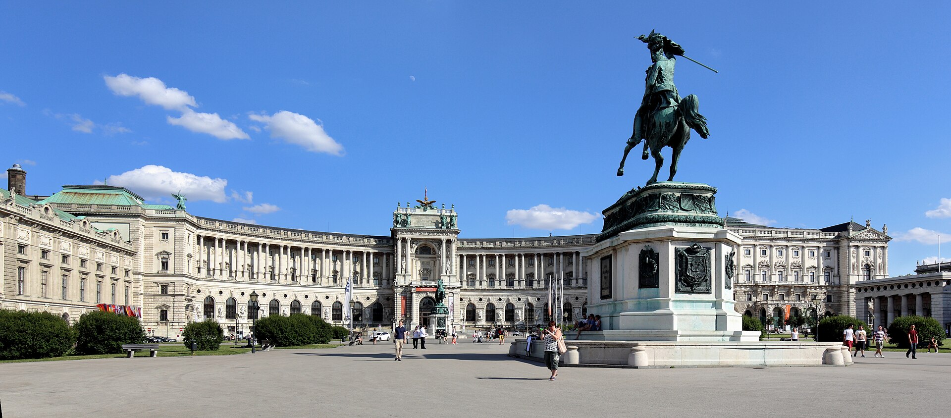 The Hofburg: the imperial palace, and the Sisi Museum inside.